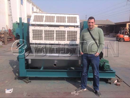 Egg Tray Making Machine to Algeria