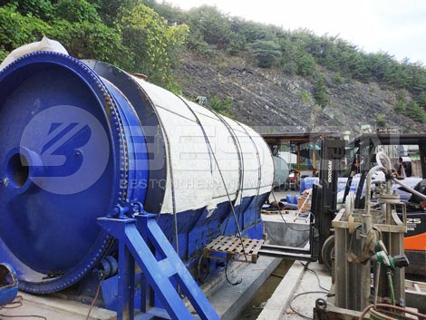 Tyre Pyrolysis Plant In South Korea