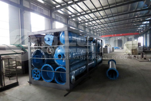 Shipment of Small Pyrolysis Plant