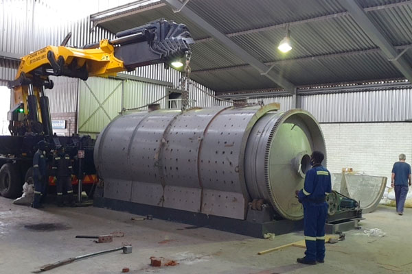 Installation of BLJ-6 Pyrolysis Plant in Zimbabwe