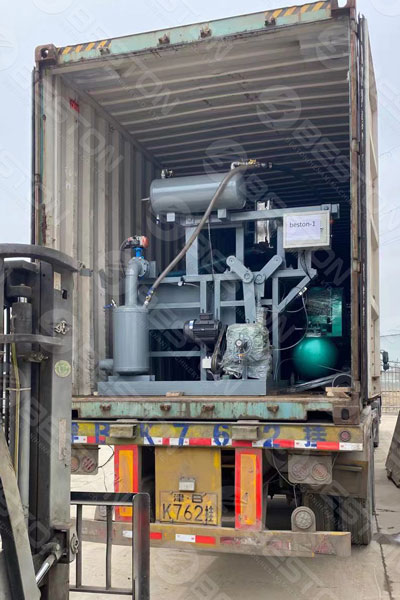 BTF1-3 Manual Egg Tray Machine Shipped to Peru