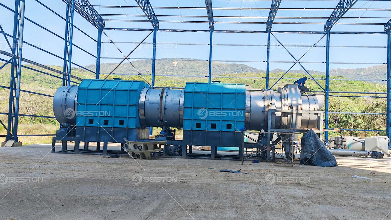 Beston Sawdust Charcoal Making Machine