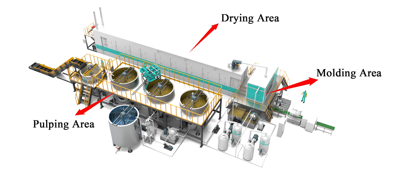 Egg Tray Making Machine